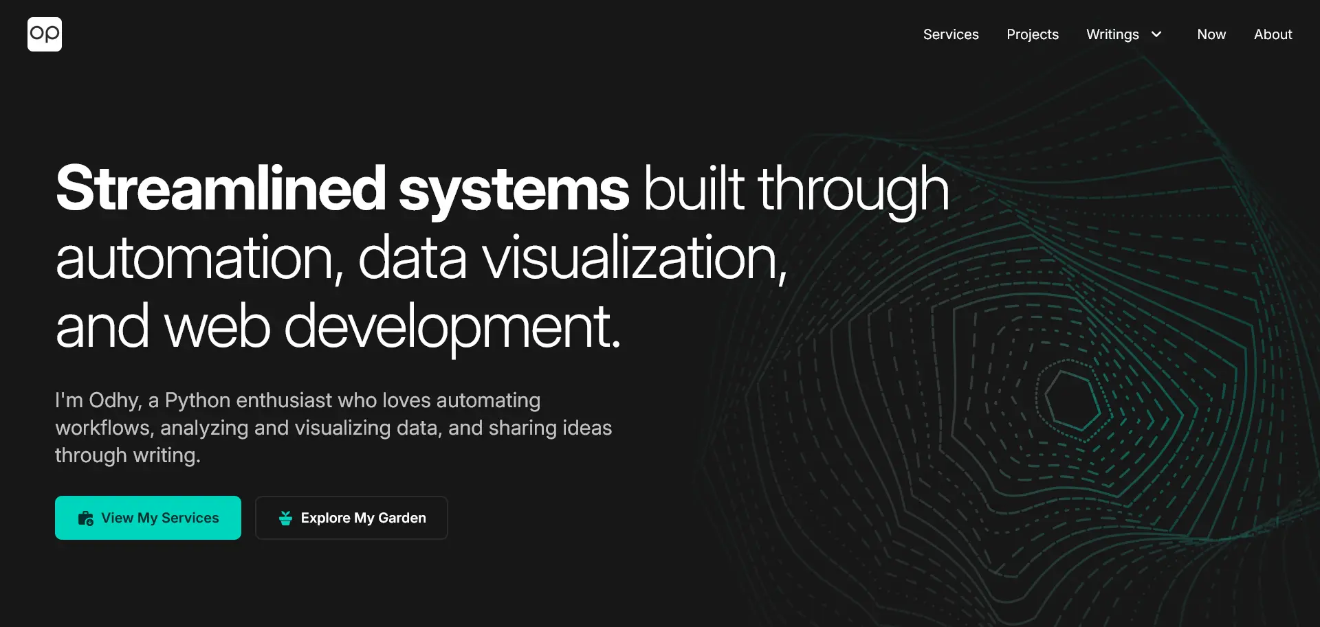 Orion Extended Landing Page